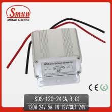 Convertidor del aumento del convertidor de la fuente de alimentación de 120W 12VDC-24VDC 5A